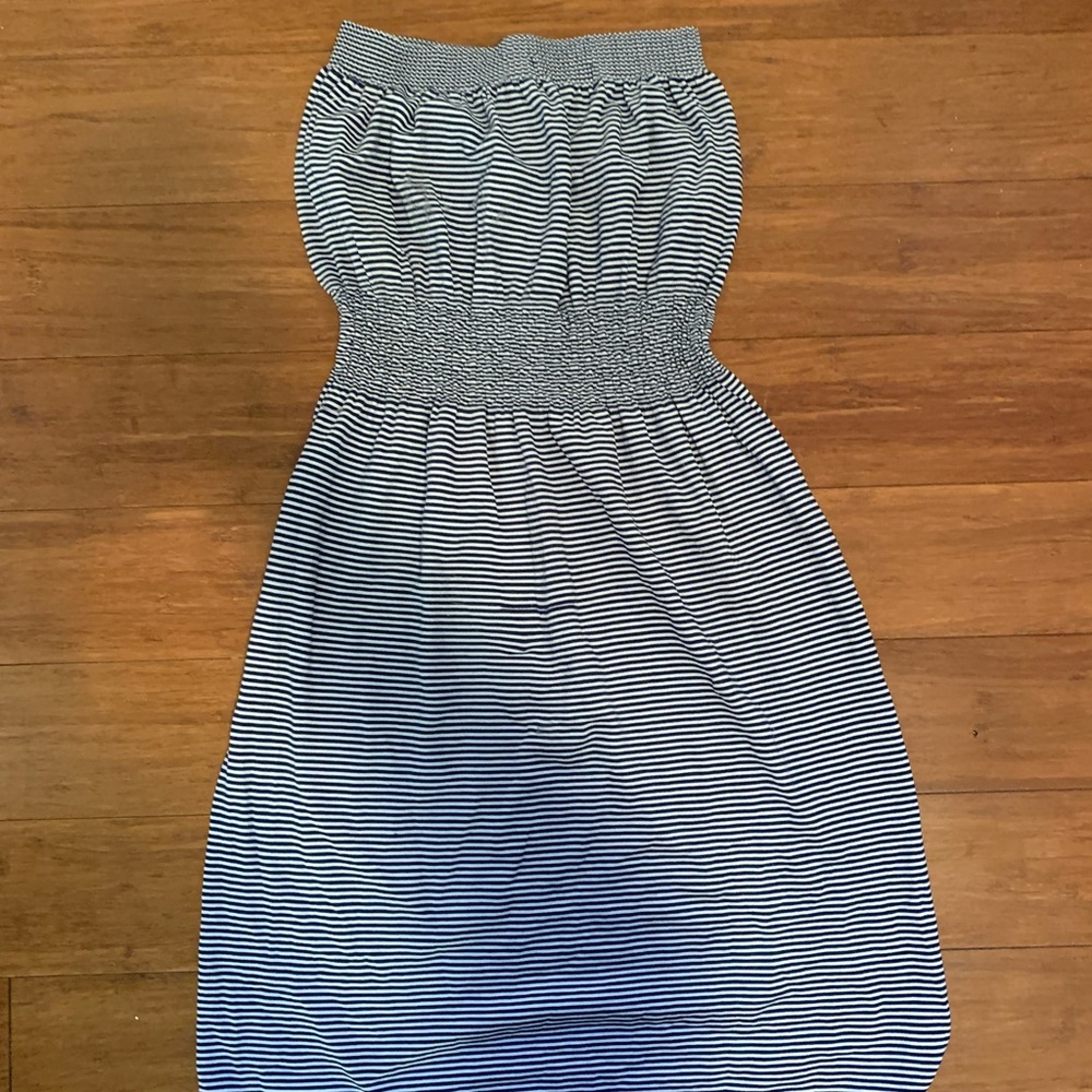 Mini strapless summer dress